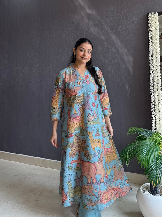 Cotton Kalamkari kurta set