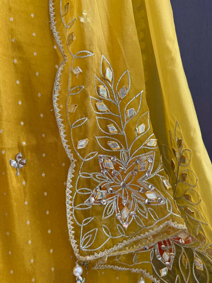 Premium Gotapatti Benarsi Tissue silk suit