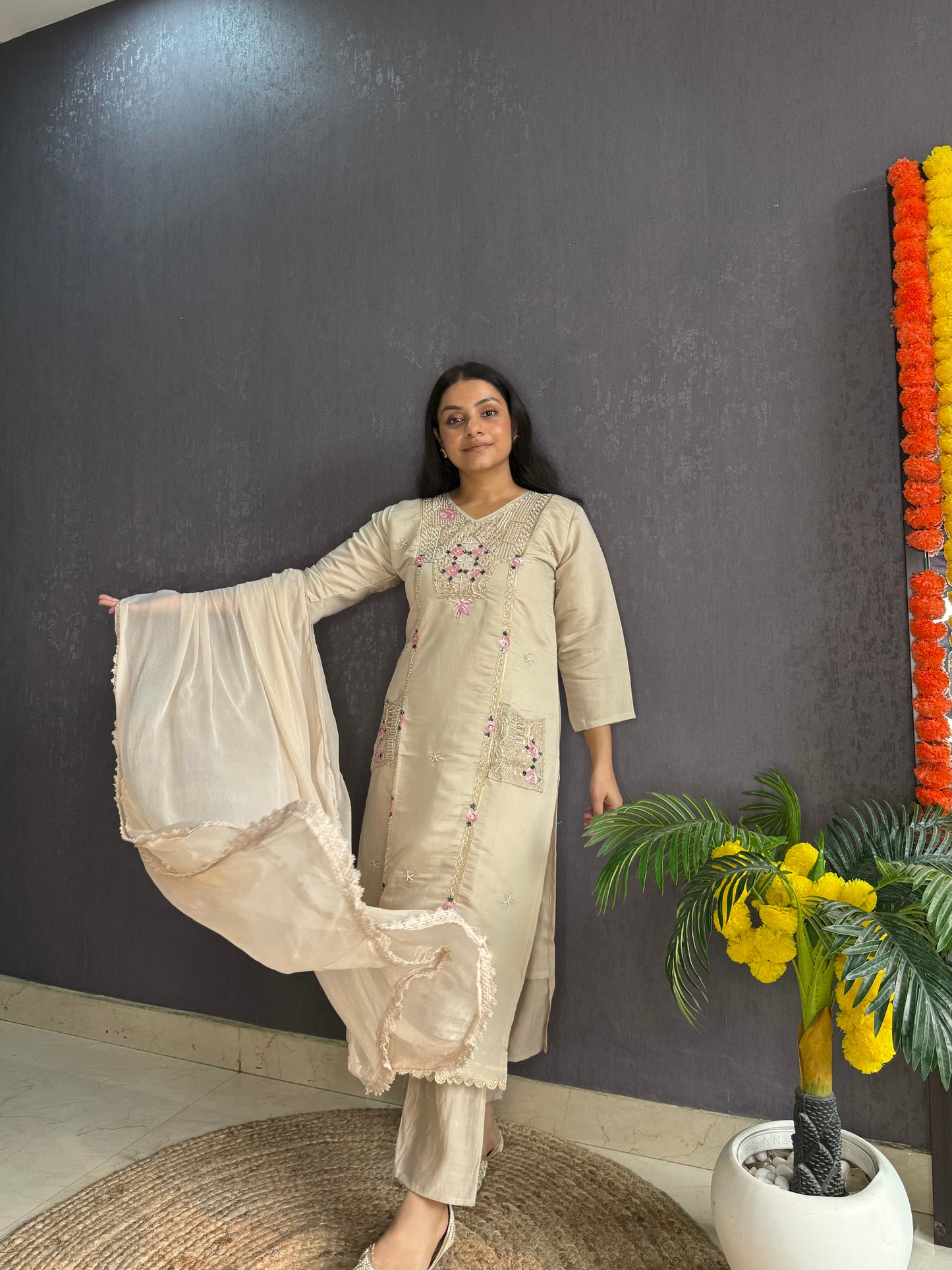 Handwork modal suit sets