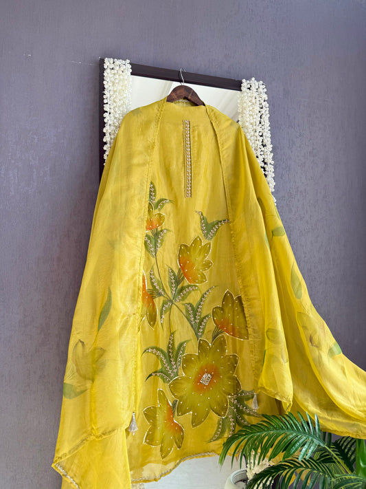 Premium handpainted handwork suit