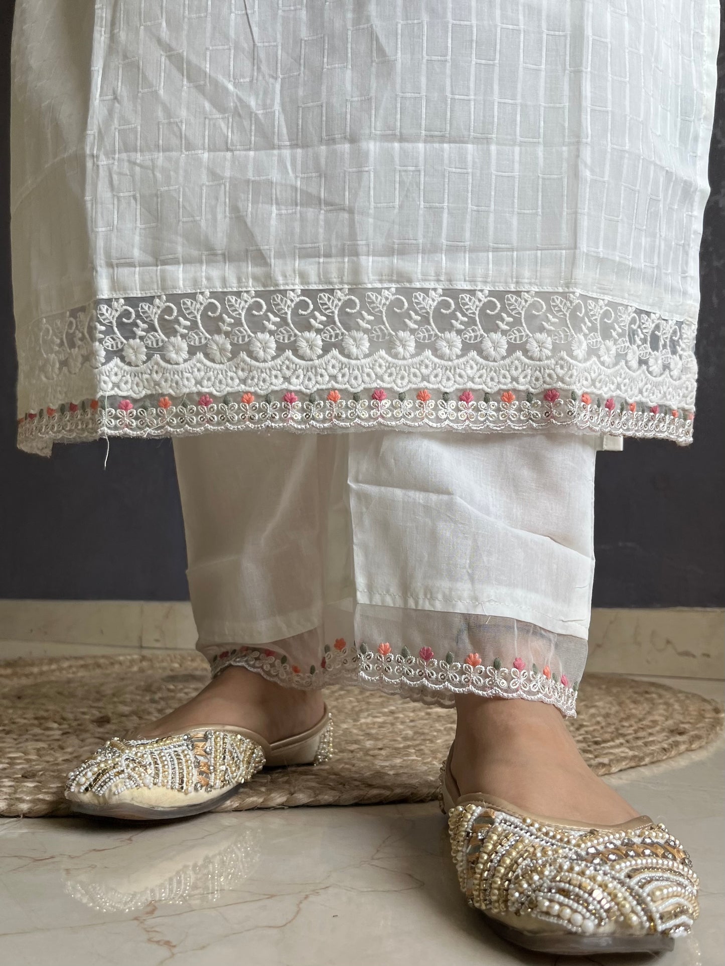 Premium cotton designer suit set