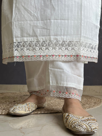 Premium cotton designer suit set