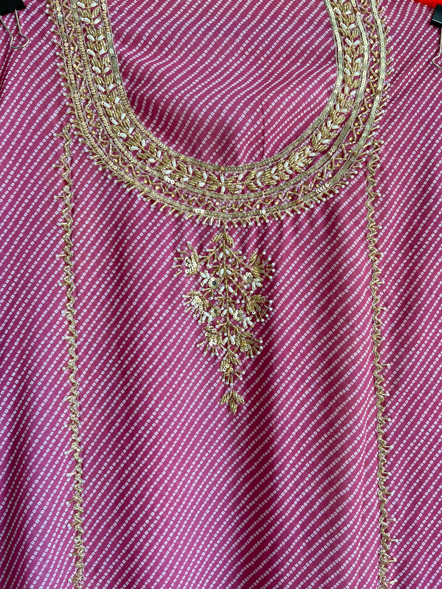 Punjabi Bandhani handwork suits