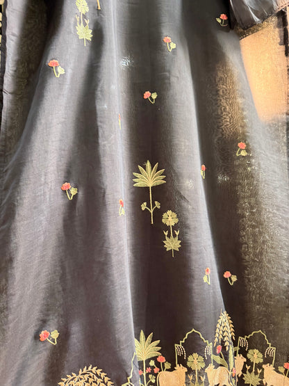Luxurious Mul chanderi pichwai suit