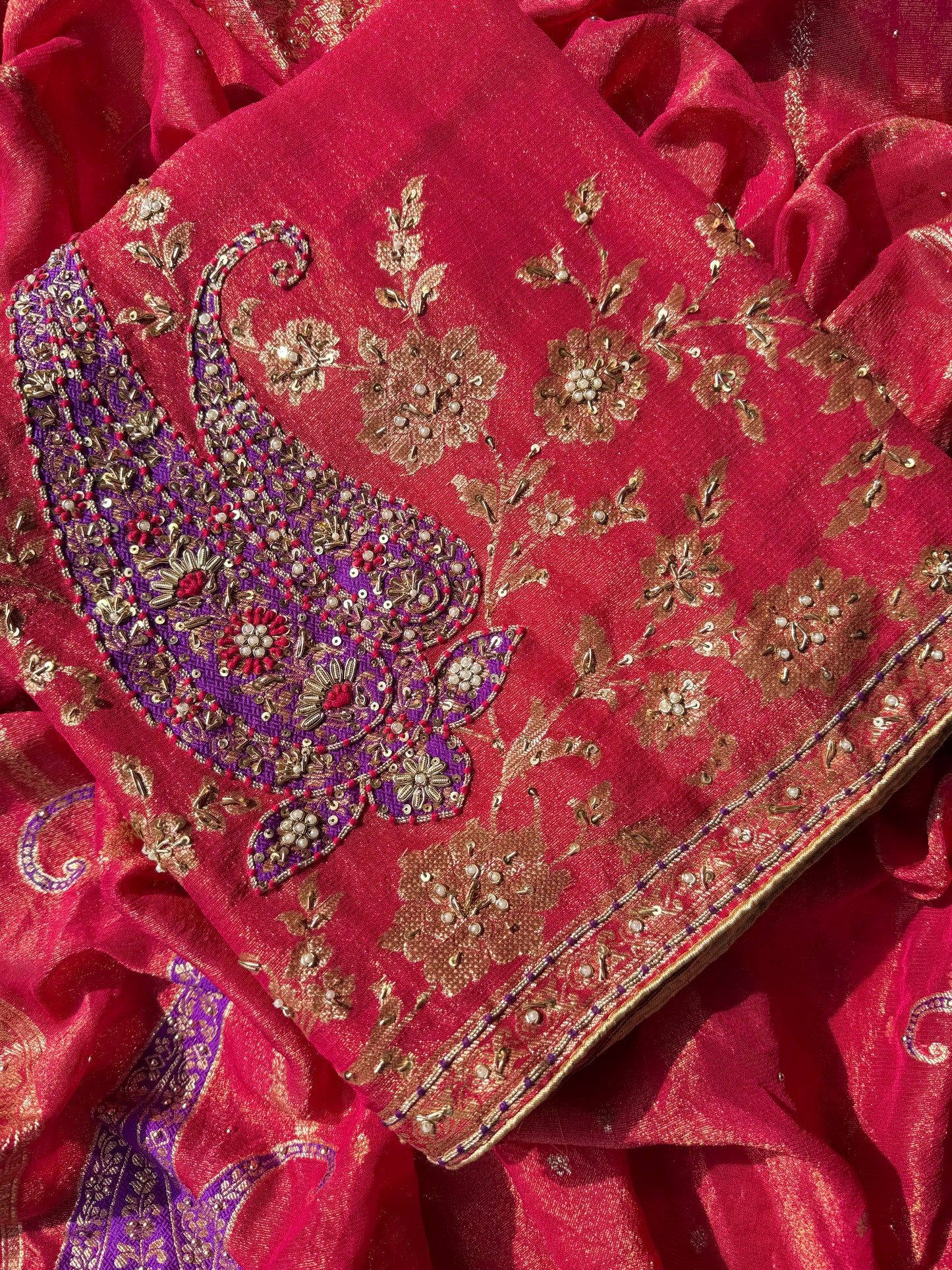 Benarsi zardozi suit