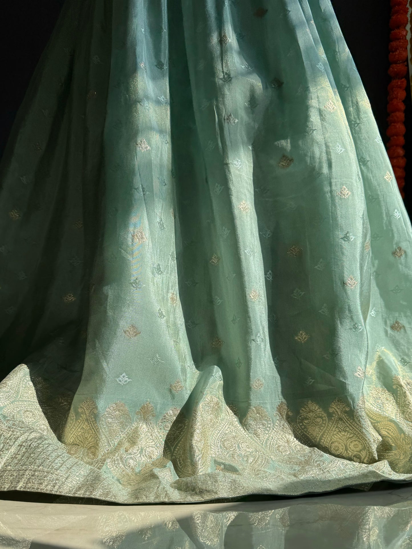 Benarsi Handwork Anarkali suit