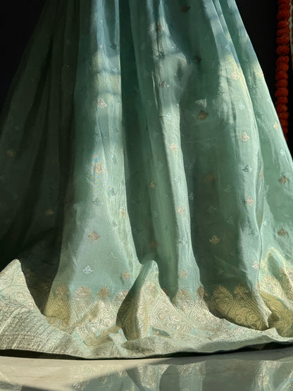 Benarsi Handwork Anarkali suit