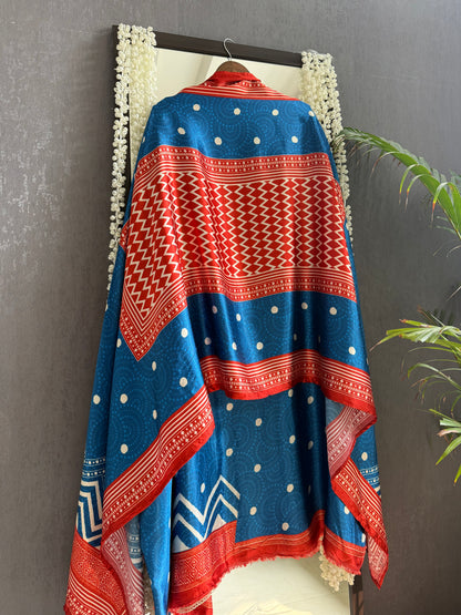 Modal silk mirror work suits
