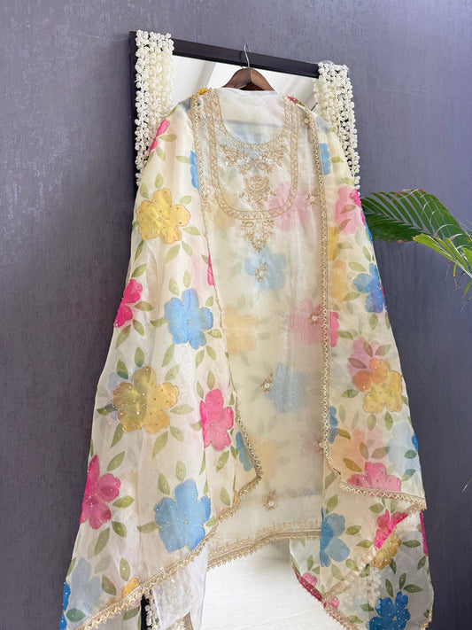 Premium handpainted handwork suit