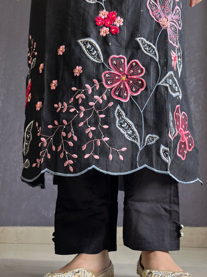 Pure cotton Handwork designer suit set