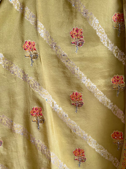 Meenakari Benarsi Tissue silk suit