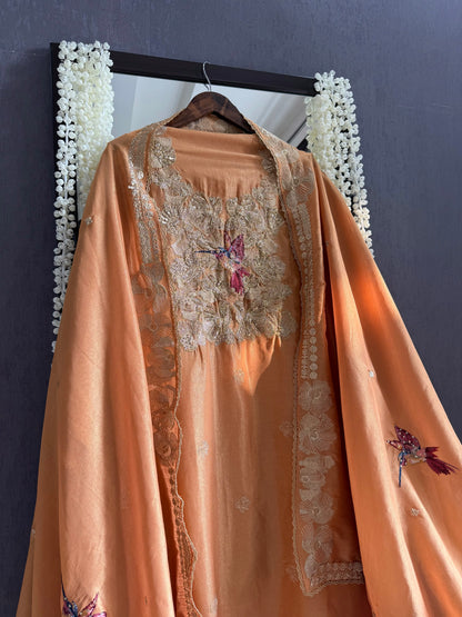 Luxurious birds handwork birds suit