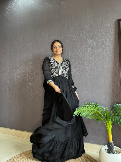 Handwork Anarkali suit
