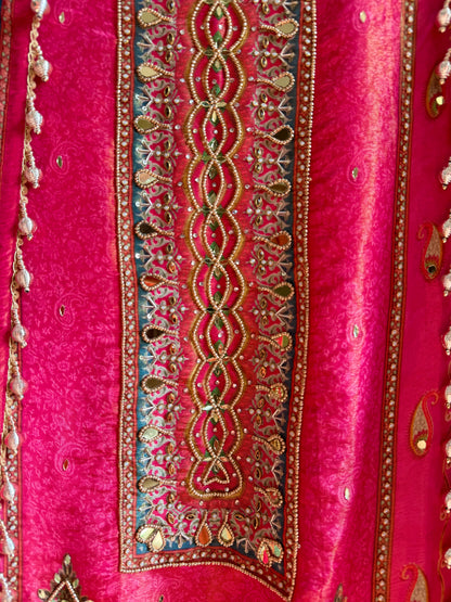 Luxurious pakistani kundan suit