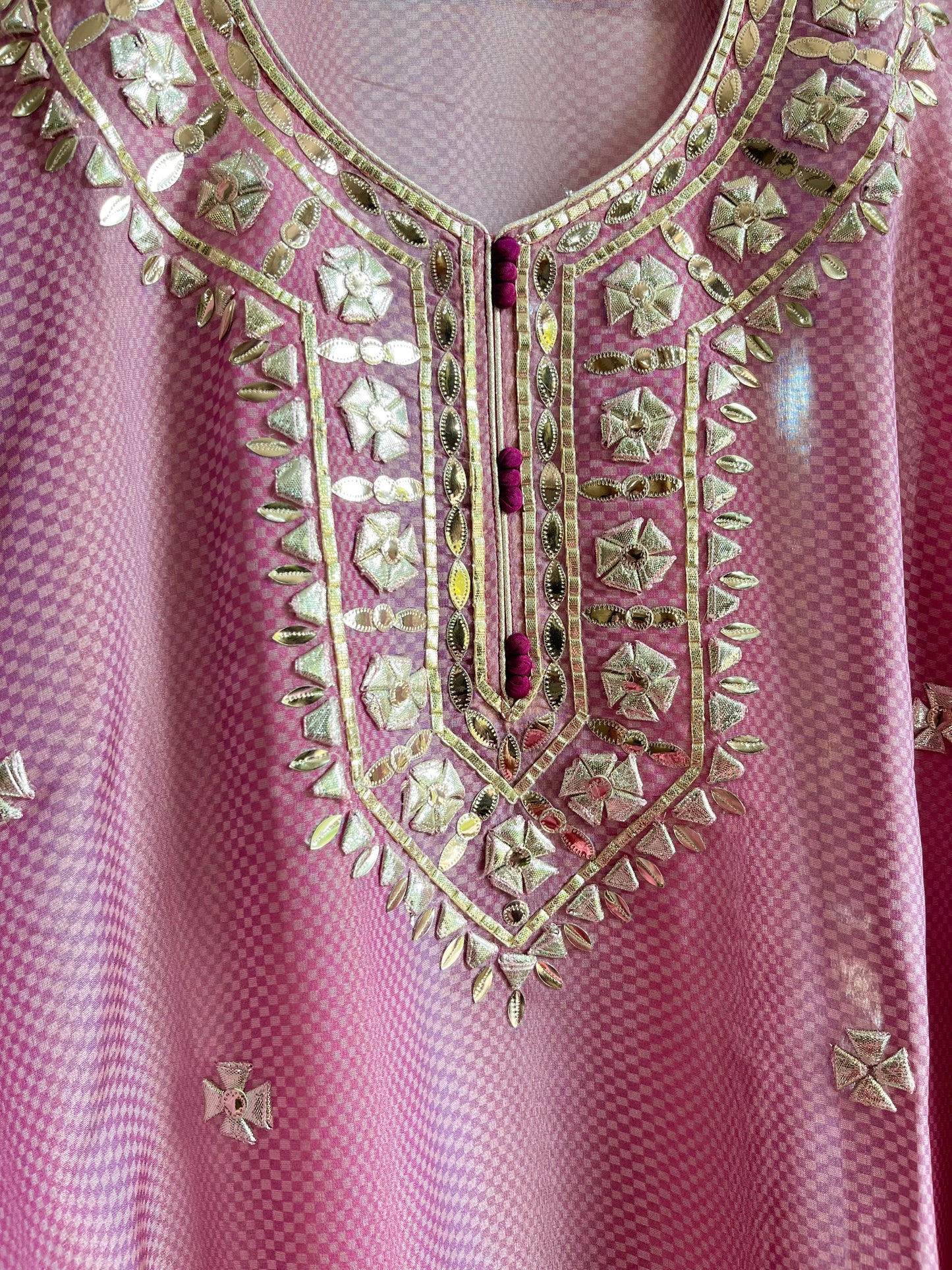 Gotta patti Tissue organza silk suit