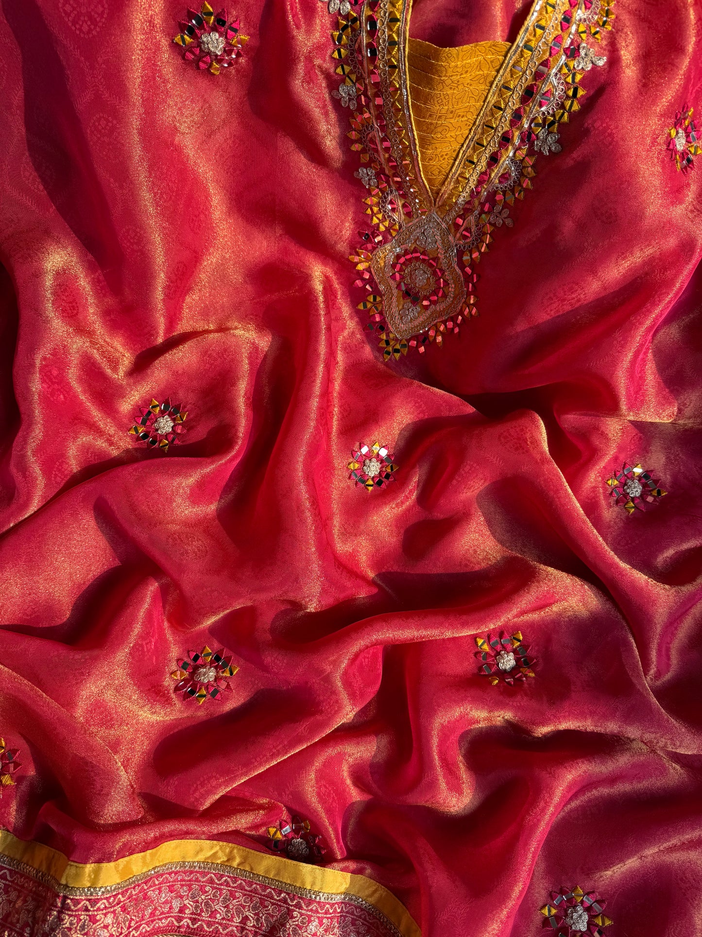 Luxurious patola kanjivaram silk suit