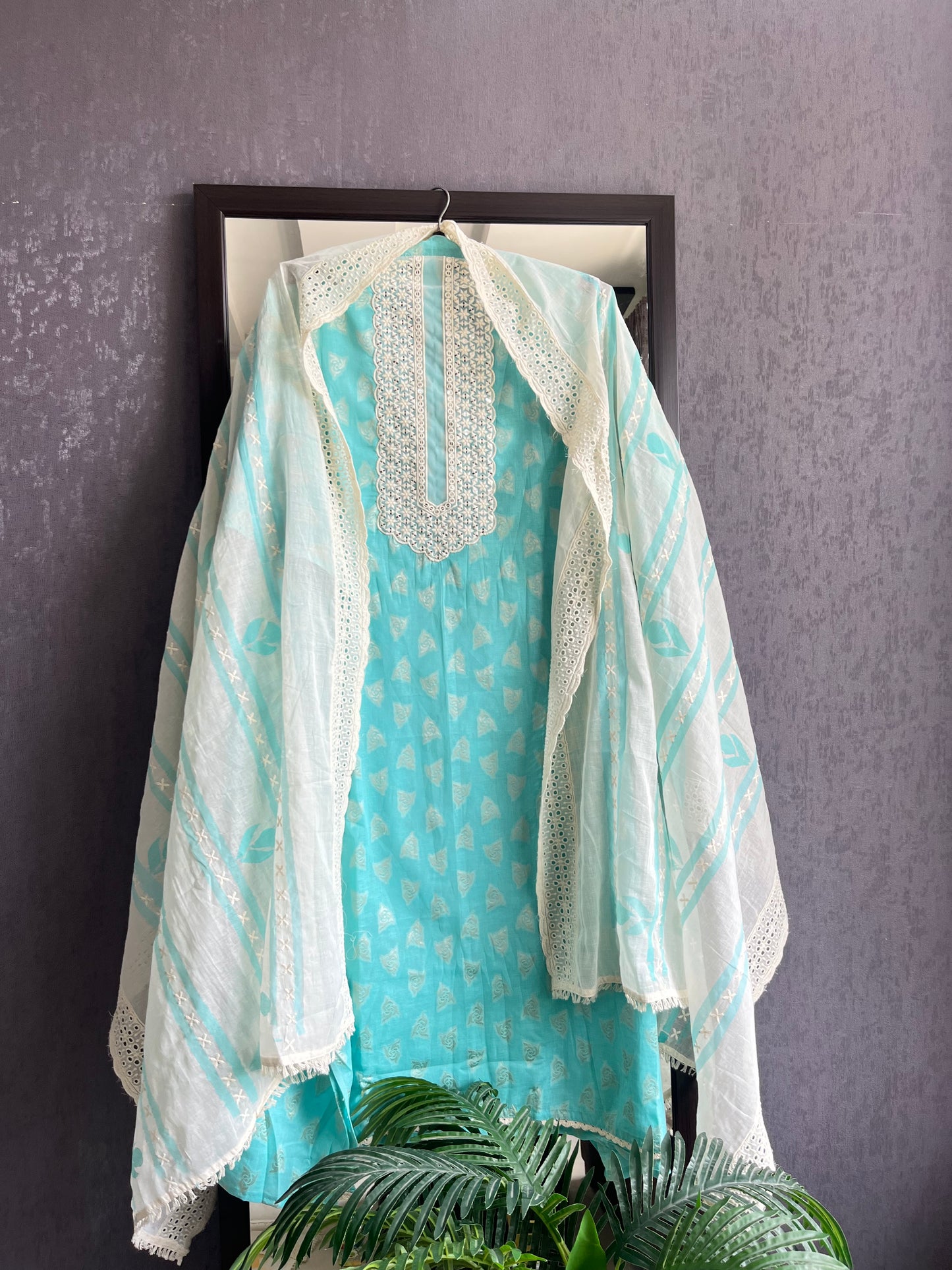 Mulmul schiffili handpainted suits