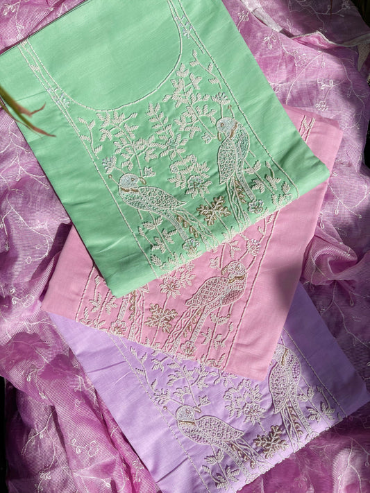 Pearlwork premium cotton suits