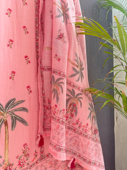 Mulmul cotton tropical suit
