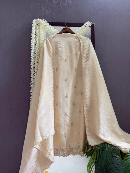 Luxurious peacock suit