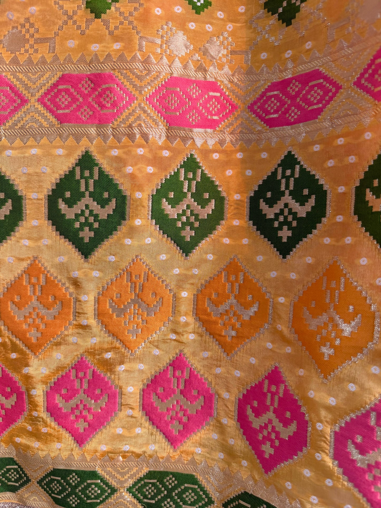 Luxurious patola kanjivaram silk suit