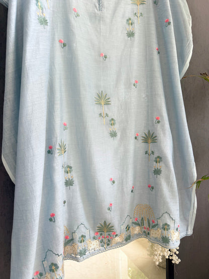 Luxurious Mul chanderi pichwai suit