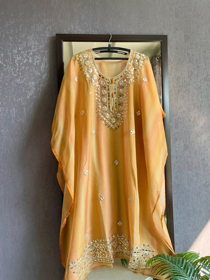 Gotta patti Tissue organza silk suit