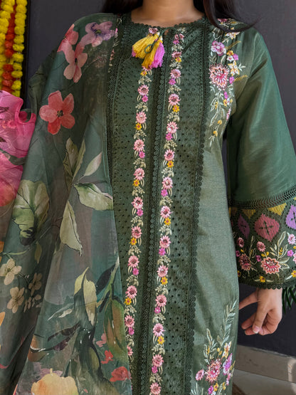 Angrakha Pakistani designer suit