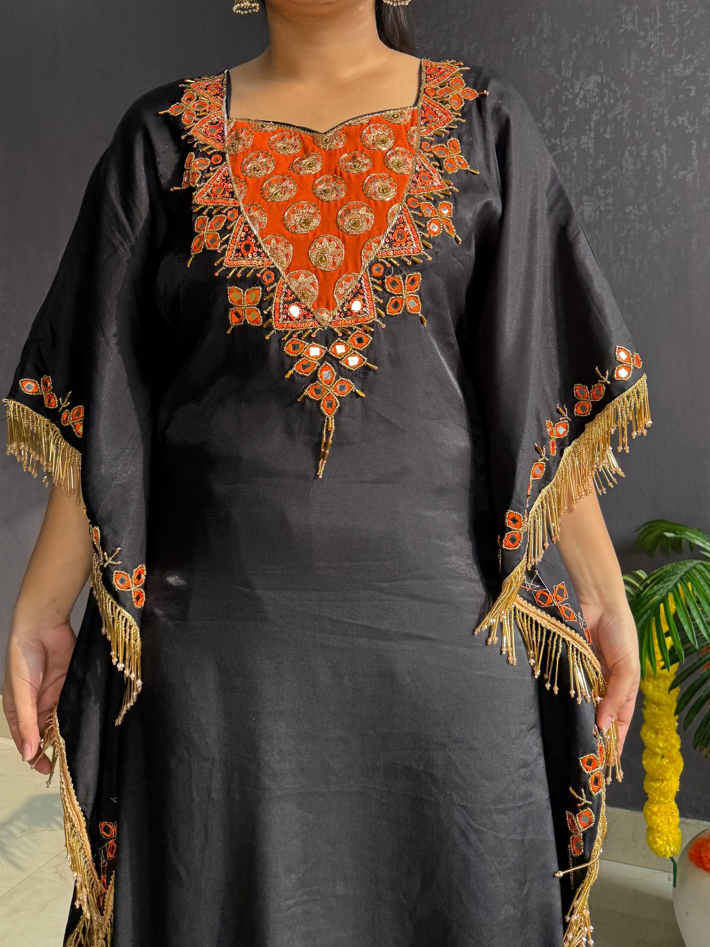 Handwork Sheesha kaftan set