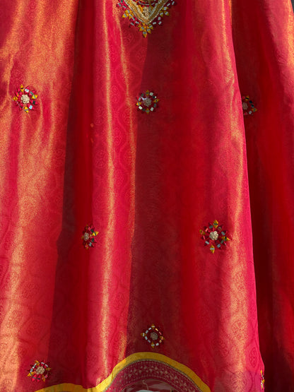 Luxurious patola kanjivaram silk suit