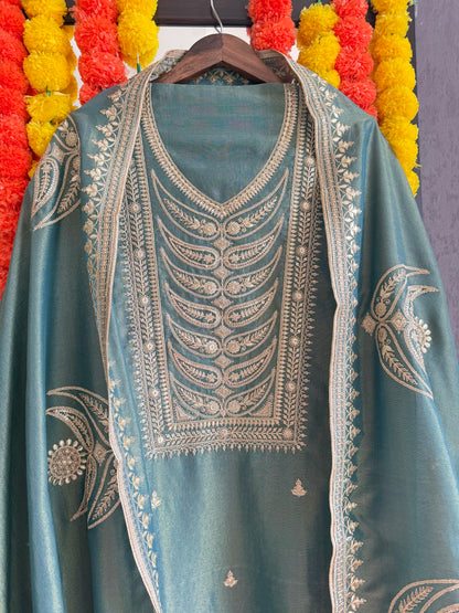 Luxurious Tissue silk suit