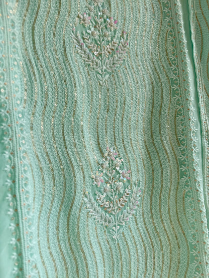 Lucknowi chikankari handwork suit