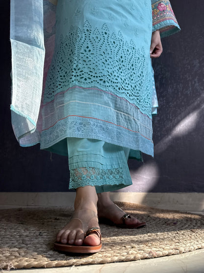 Pakistani schiffili designer suit