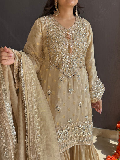 Luxurious gotapatti sharara set