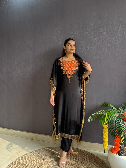 Handwork Sheesha kaftan set