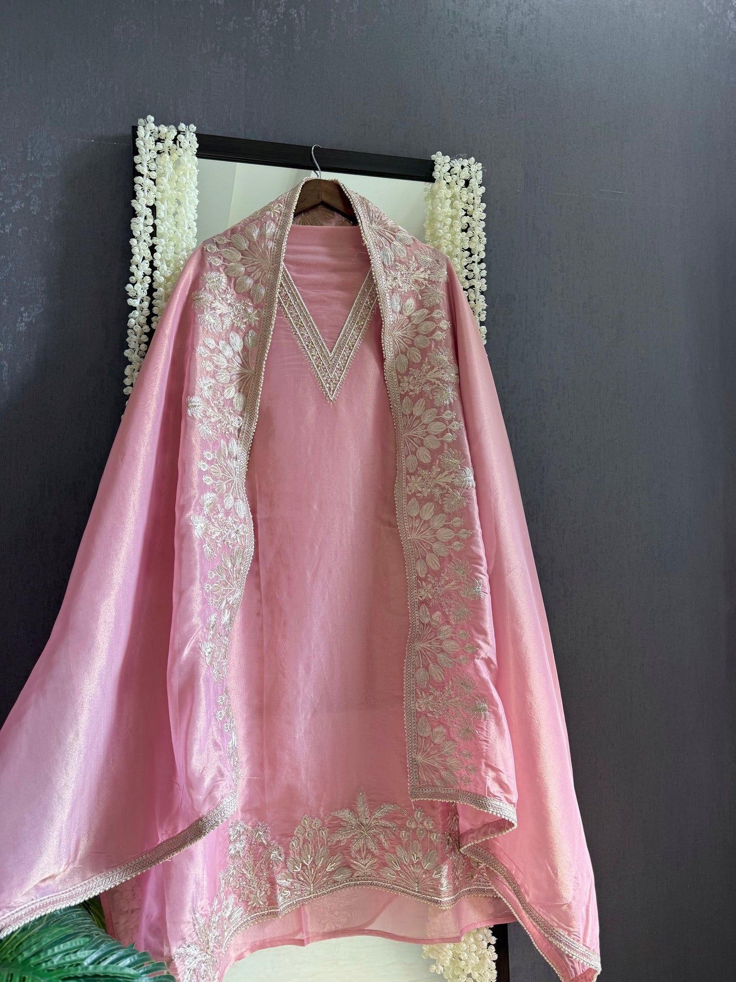 Luxurious Aari work handwork suit