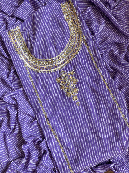 Punjabi Bandhani handwork suits