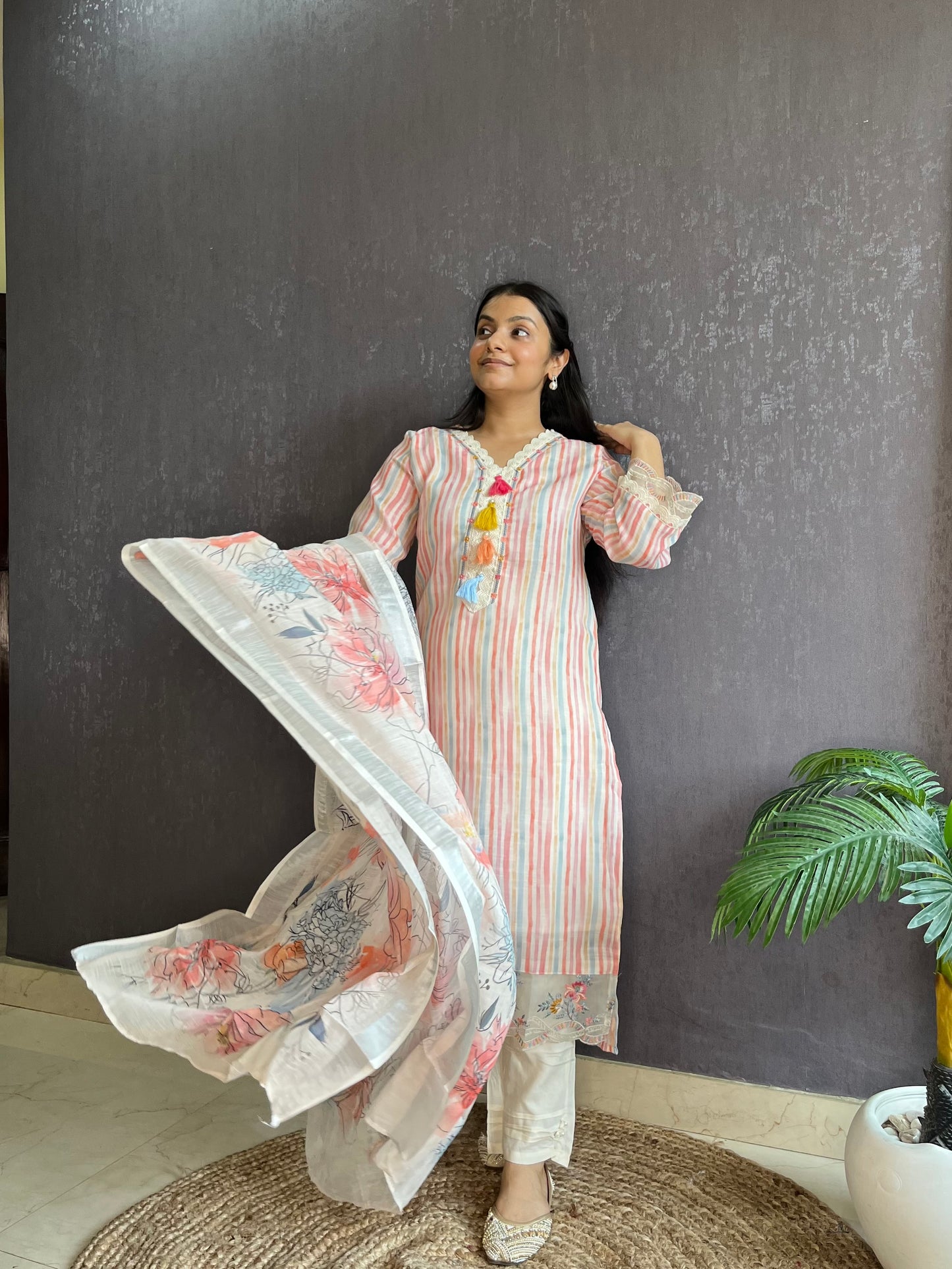 Linen designer suits