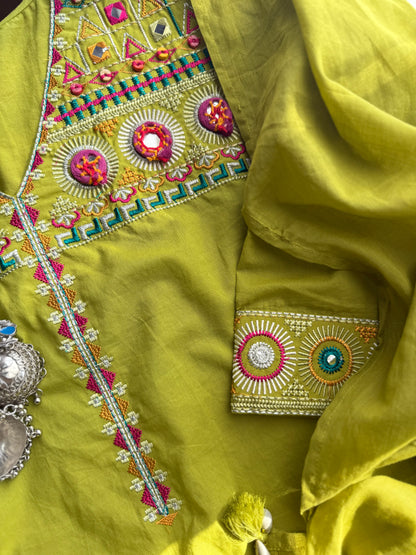 Boho mirror Handwork set