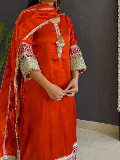 Premium crepe lacework set