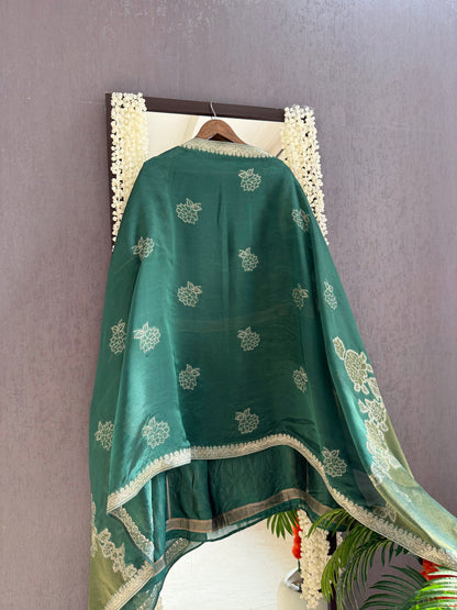 Brocade Benarsi silk suit