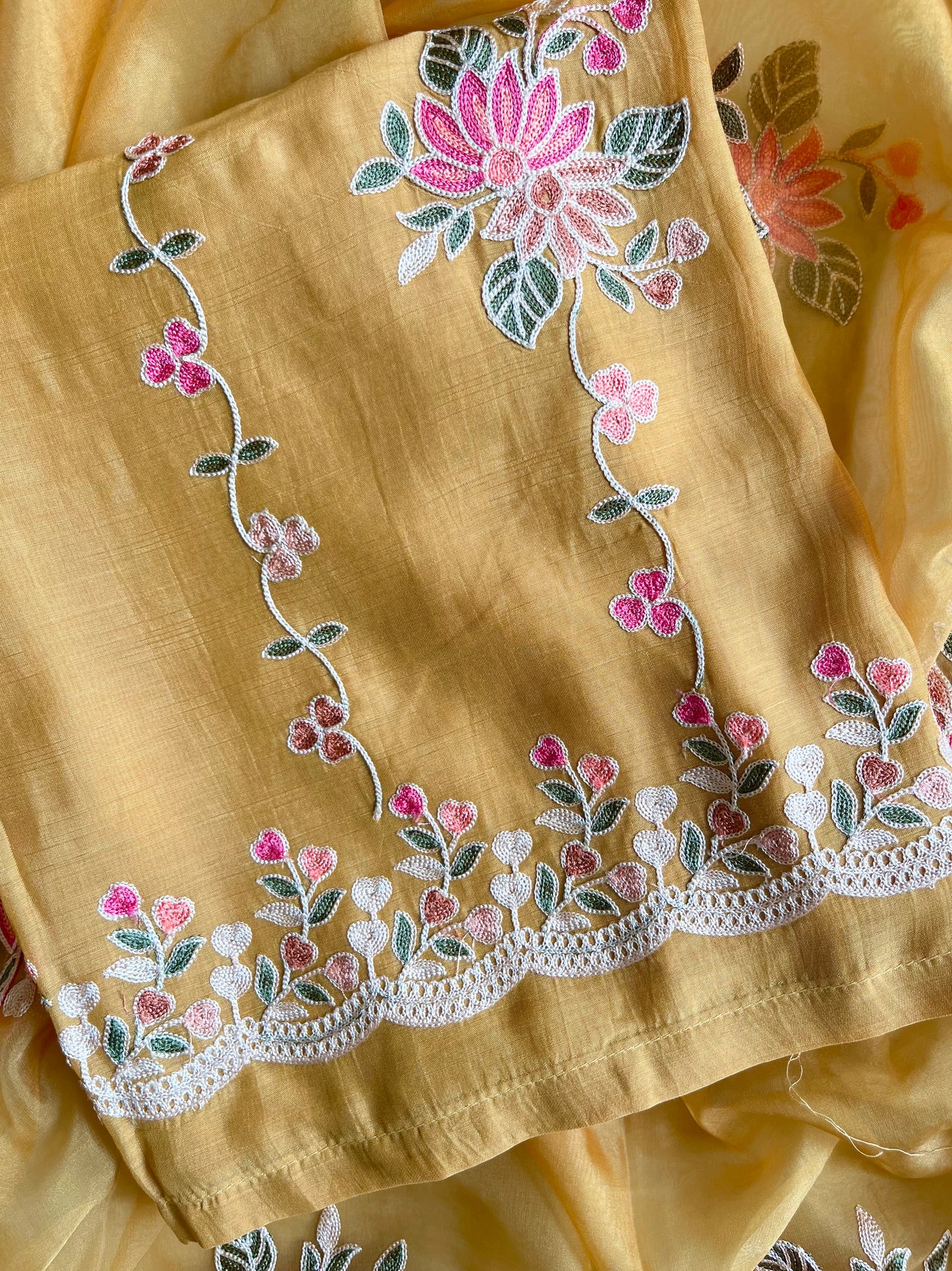 Hearts Aari work suit