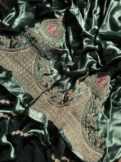 Velvet Marori Aari work suit