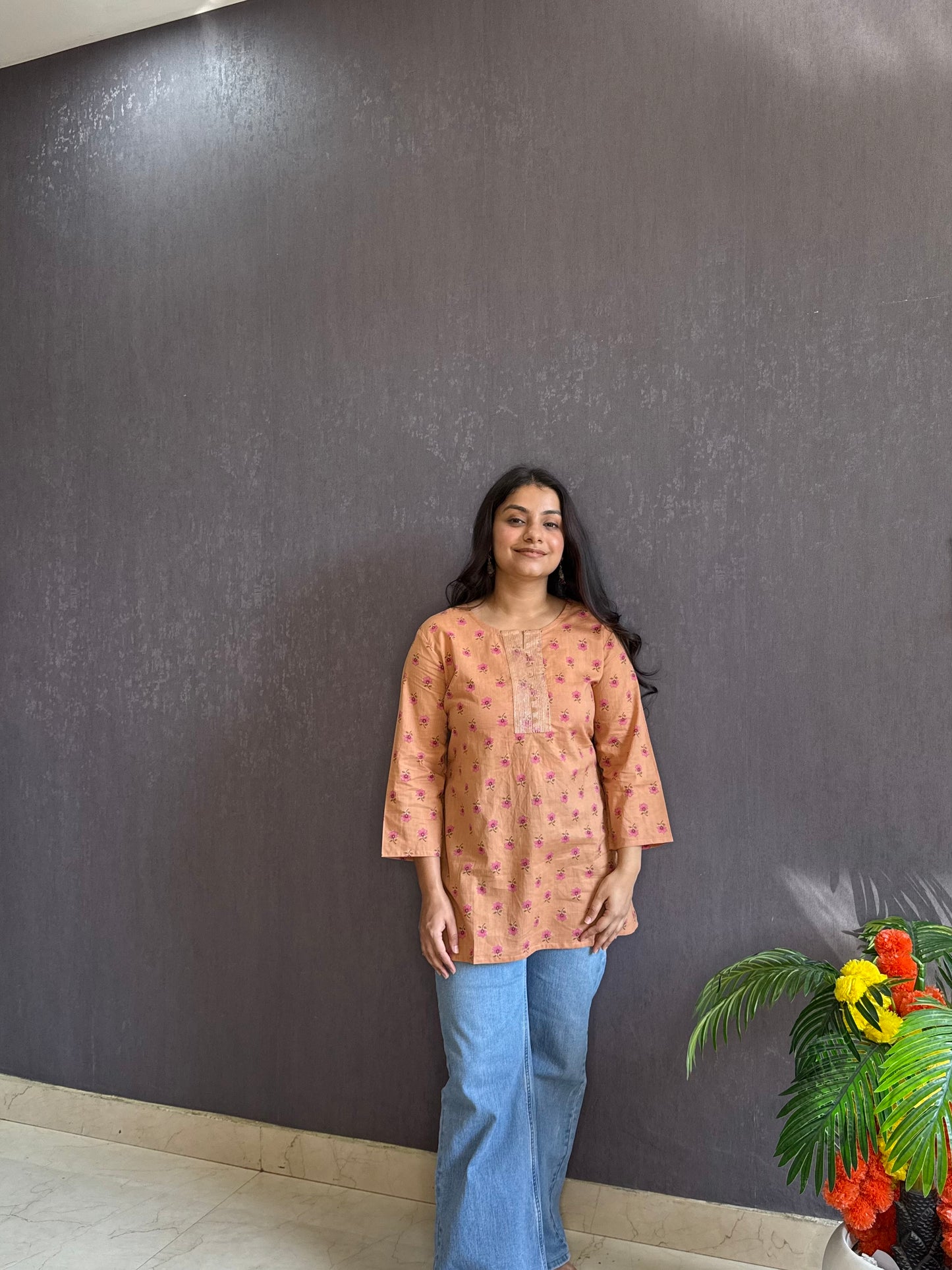 Lotus Printed short kurtas