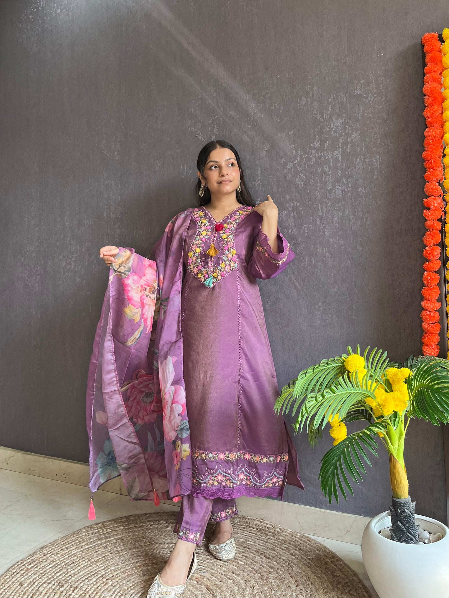 Aline Pakistani Handwork suit