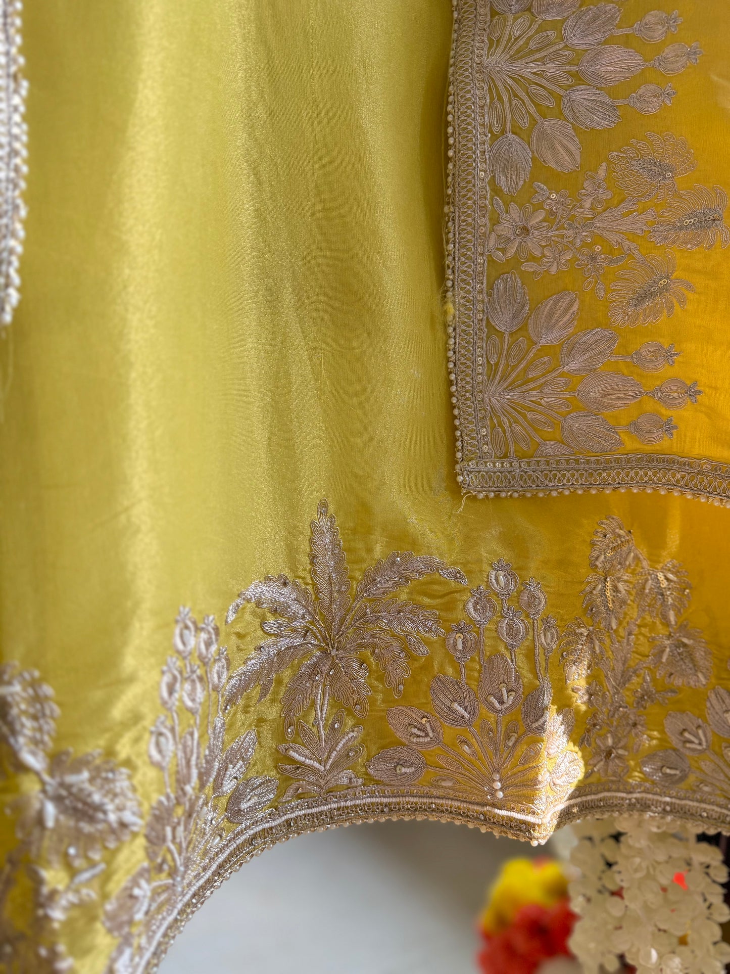 Luxurious Aari work handwork suit