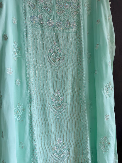 Lucknowi chikankari handwork suit