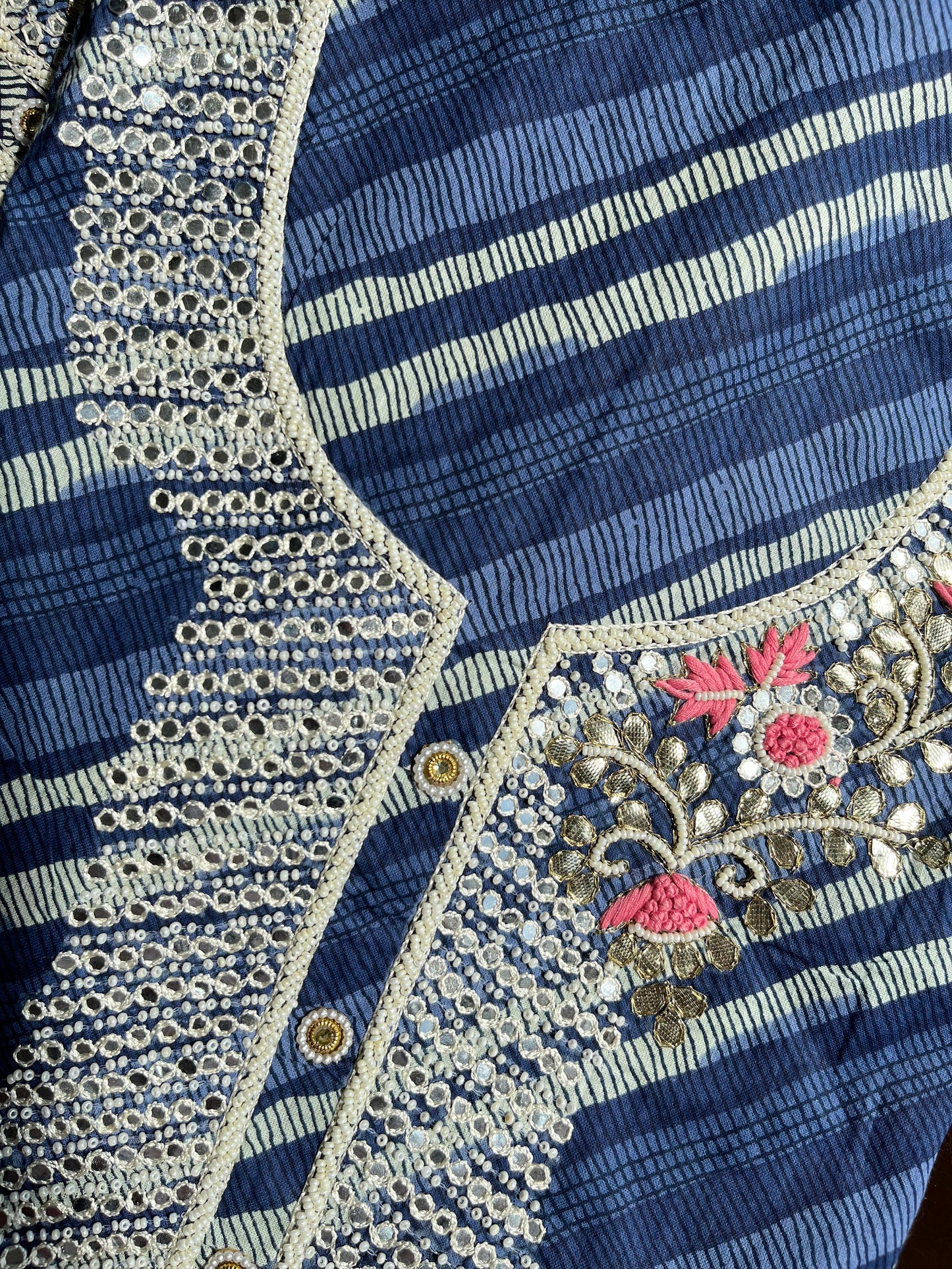 Mulmul cotton handwork suits
