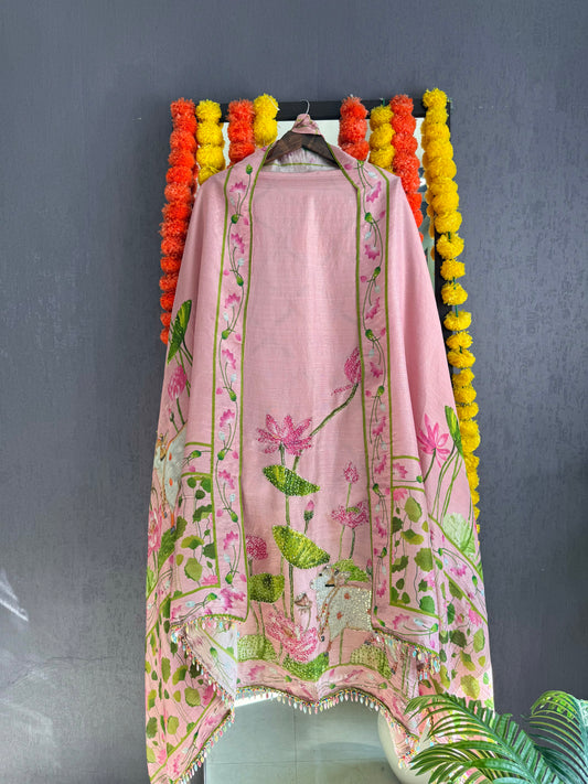 Luxurious Pichwai Handwork suit