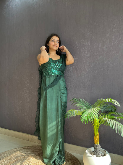 Draped Gown Saree